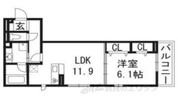 セジュールクレスト桂川間取り図面
