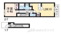 メゾンサルビアＳ・Ｋ１間取り図面