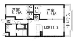 ユーミー能登川ＵＮＯ間取り図面