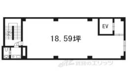 大津駅前ビル間取り図面
