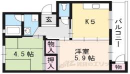 小栗栖北団地20棟間取り図面
