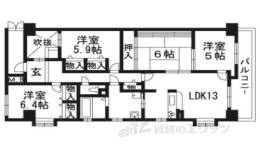 オーブラン坂本間取り図面