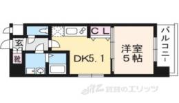 エステムコート京都西大路間取り図面
