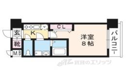 エステムコート京都西大路間取り図面