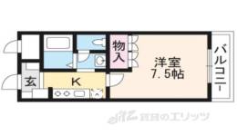 サンハイツオクヤマ２間取り図面