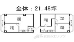 エバグリーンヴィラ堀川（テナント）間取り図面