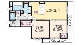 リーゾ北山間取り図面