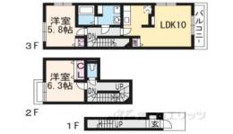 アマルフィ近江八幡２間取り図面