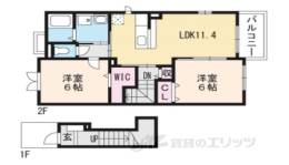 サンリット石部２間取り図面