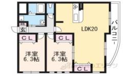 ジーニアススクエア　ノース間取り図面
