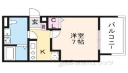 LANE一乗寺間取り図面