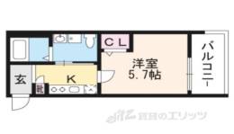 Ｌａｎｅ深草間取り図面