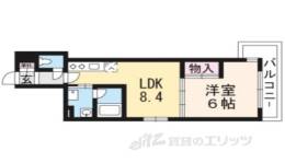 銀閣寺道レジデンス間取り図面