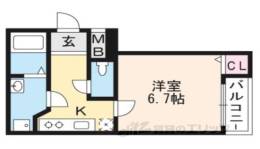 グランポレール長岡京間取り図面