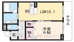 アイランド　トライコムト間取り図面