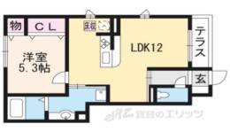エスタシオンくずは台場間取り図面