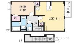 サニーハウスＨａｇｉｗａｒａ３間取り図面