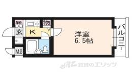 ＤＥＴＯＭ－１烏丸鞍馬口２間取り図面