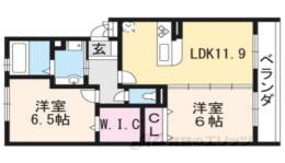 セレーノ栗東Ａ棟間取り図面