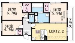 ＰＲＡＴＯ　ＶＥＲＤＥ間取り図面