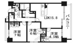 グラン・リソシエ京都四条間取り図面