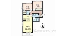 シャーメゾンクレスト高の原間取り図面