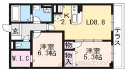 ラシーネ東草津間取り図面