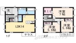 貸家間取り図面