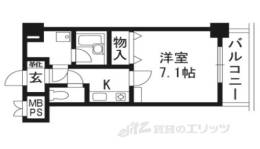 ライオンズマンション京都河原町第三間取り図面