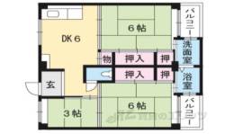 ビレッジハウス大久保1号棟間取り図面