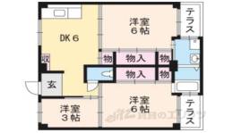 ビレッジハウス大久保1号棟間取り図面