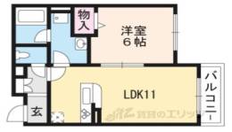 シャーメゾンさつき間取り図面