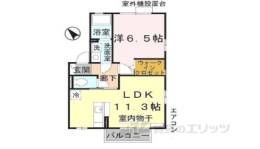 プレミール　クニミ　Ｂ棟間取り図面