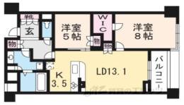 ザ・パークハウス三条油小路間取り図面