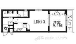 リーガル京都河原町四条南間取り図面