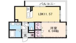 シャーメゾン中書島間取り図面