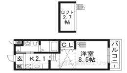 エルミナコート八日市２間取り図面