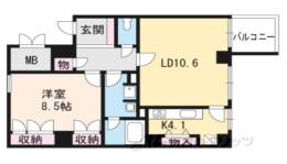 グランフォルム京都祇園間取り図面