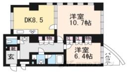 グランフォルム京都祇園間取り図面