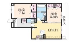 セジュール・カルム間取り図面