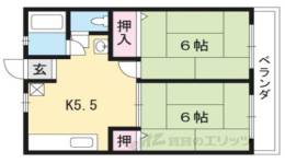 シャトル石山Ａ棟間取り図面