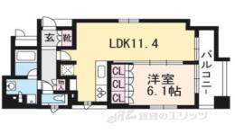 イーグルコート烏丸蛸薬師間取り図面