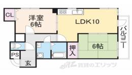 Ａ　ＢＩＬ　２間取り図面