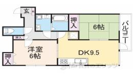 Ａ　ＢＩＬ　２間取り図面