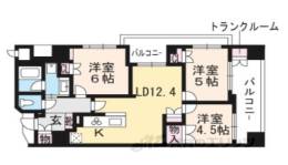 ネバーランド御幸町御池ギャルデ間取り図面