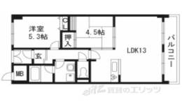 デルフィ西大路間取り図面