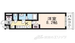 ベラジオ京都一乗寺２間取り図面