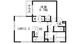 Ｄ－ｒｏｏｍ桂西口間取り図面