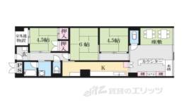 桂川ハイツ１号館Ｔ114間取り図面