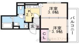 クレールプラス間取り図面